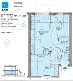 rzut mieszkanie na sprzedaż 55m2 mieszkanie Janczewice, Jedności