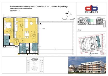 rzut mieszkanie na sprzedaż 75m2 mieszkanie Chorzów, Chorzów Stary, Bojarskiego 8, 10, 12