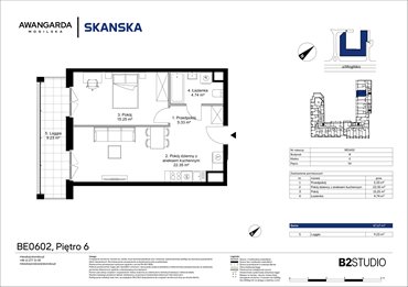 rzut mieszkanie na sprzedaż 48m2 mieszkanie Kraków, Prądnik Czerwony, Mogilska 126