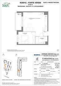 rzut mieszkanie na sprzedaż 42m2 mieszkanie Warszawa, Włochy, Łopuszańska 28