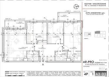 rzut mieszkanie na sprzedaż 41m2 mieszkanie Pruszków, Bąki, Długosza 42