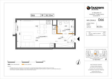 rzut mieszkanie na sprzedaż 30m2 mieszkanie Warszawa, Praga Północ, Kijowska 17