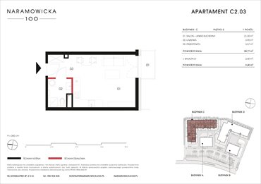 rzut mieszkanie na sprzedaż 29m2 mieszkanie Poznań, Winogrady, Naramowicka 100