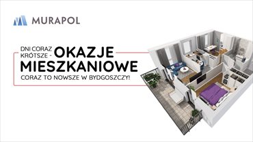 Nowe mieszkanie czteropokojowe Murapol Osiedle Akademickie Bydgoszcz, Nowy Fordon, Akademicka 59m2 Foto 1