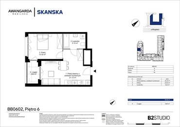 rzut mieszkanie na sprzedaż 40m2 mieszkanie Kraków, Prądnik Czerwony, Mogilska 126