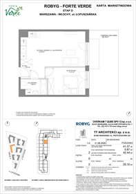 rzut mieszkanie na sprzedaż 42m2 mieszkanie Warszawa, Włochy, Łopuszańska 28