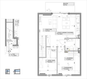 rzut dom na sprzedaż 59m2 dom Marki, Stawowa