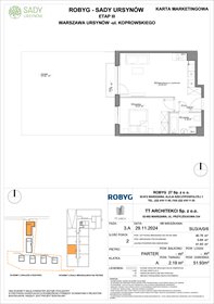 rzut mieszkanie na sprzedaż 41m2 mieszkanie Warszawa, Koprowskiego