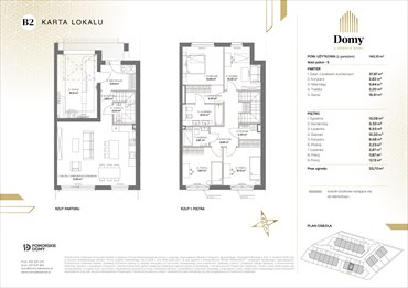 rzut mieszkanie na sprzedaż 140m2 mieszkanie Gdynia, Wielki Kack, Źródło Marii