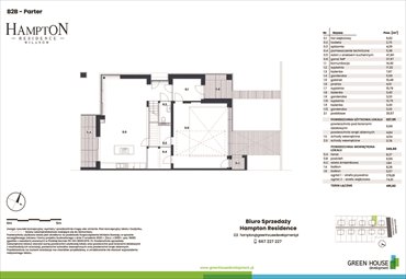 rzut mieszkanie na sprzedaż 228m2 mieszkanie Warszawa, Wilanów, Hlonda 11