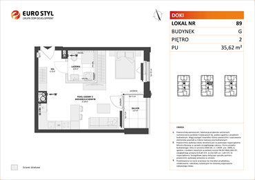 rzut mieszkanie na sprzedaż 36m2 mieszkanie Gdańsk, Śródmieście, ks. Jerzego Popiełuszki/Rybaki Górne