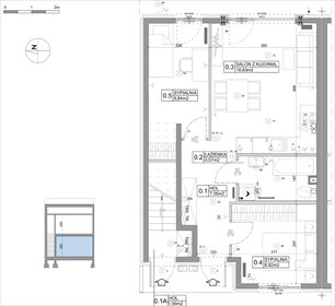 rzut dom na sprzedaż 51m2 dom Łódź, Górna, Pabianicka
