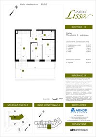 rzut mieszkanie na sprzedaż 50m2 mieszkanie Wrocław, ul. Pawła Eluarda 61-79
