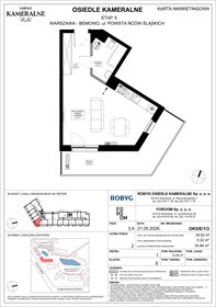 rzut mieszkanie na sprzedaż 35m2 mieszkanie Warszawa, Powstańców Śląskich