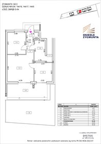 rzut mieszkanie na sprzedaż 53m2 mieszkanie Łódź, Zygmunta 140