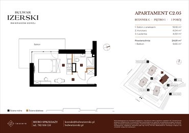 rzut mieszkanie na sprzedaż 25m2 mieszkanie Świeradów Zdrój, Senatoryjna/Szkolna