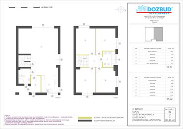 rzut dom na sprzedaż 121m2 dom Góraszka, Osiedlowa