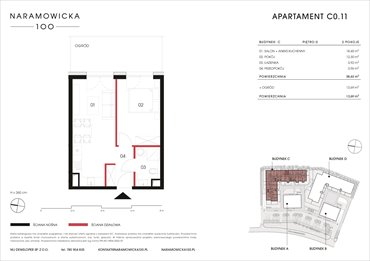 rzut mieszkanie na sprzedaż 39m2 mieszkanie Poznań, Winogrady, Naramowicka 100