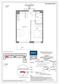 rzut mieszkanie na sprzedaż 41m2 mieszkanie Warszawa, Bemowo, Szeligowska