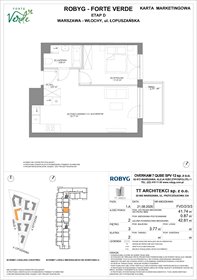 rzut mieszkanie na sprzedaż 42m2 mieszkanie Warszawa, Włochy, Łopuszańska 28