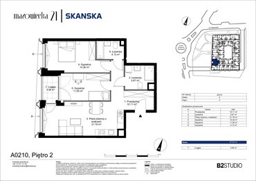 rzut mieszkanie na sprzedaż 68m2 mieszkanie Kraków, Krowodrza, ul. Mazowiecka 21