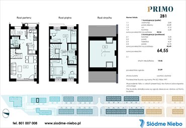 rzut mieszkanie na sprzedaż 65m2 mieszkanie Pruszcz Gdański, Rokitnica, Droga Słowackiego