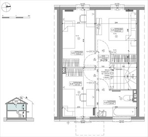 rzut dom na sprzedaż 79m2 dom Sulejówek, Szklarniowa