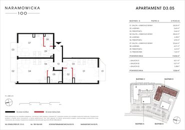 rzut mieszkanie na sprzedaż 111m2 mieszkanie Poznań, Winogrady, Naramowicka 100