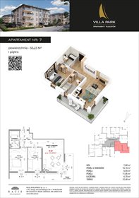 rzut mieszkanie na sprzedaż 53m2 mieszkanie Augustów, Wypoczynkowa