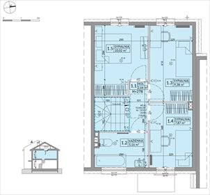 rzut dom na sprzedaż 78m2 dom Sulejówek, Szklarniowa