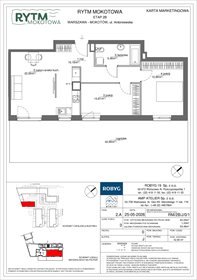 rzut mieszkanie na sprzedaż 62m2 mieszkanie Warszawa, Mokotów, Antoniewska 3B