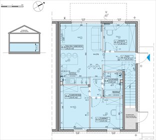 rzut mieszkanie na sprzedaż 60m2 mieszkanie Radzymin, Witosa