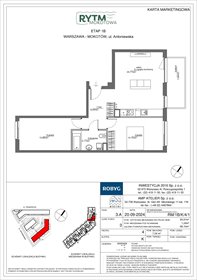 Nowe mieszkanie trzypokojowe Rytm Mokotowa Warszawa, Mokotów, Antoniewska 65m2 Foto 1