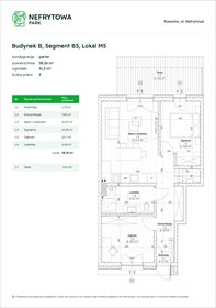 rzut mieszkanie na sprzedaż 58m2 mieszkanie Rzeszów, Załęże, Nefrytowa Park, Nefrytowa