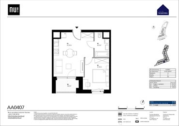 rzut mieszkanie na sprzedaż 47m2 mieszkanie Warszawa, Wola, Kolejowa