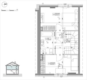 rzut dom na sprzedaż 68m2 dom Sulejówek, Szklarniowa