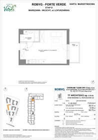 rzut mieszkanie na sprzedaż 30m2 mieszkanie Warszawa, Włochy, Łopuszańska 28