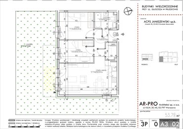 rzut mieszkanie na sprzedaż 54m2 mieszkanie Pruszków, Baki, Długosza 42