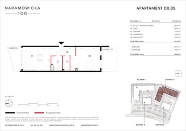 rzut mieszkanie na sprzedaż 77m2 mieszkanie Poznań, Winogrady, Naramowicka 100