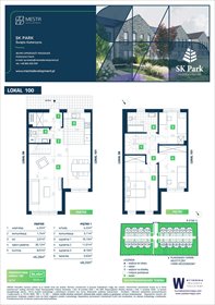 rzut mieszkanie na sprzedaż 94m2 mieszkanie Siechnice, Święta Katarzyna, Łąkowa