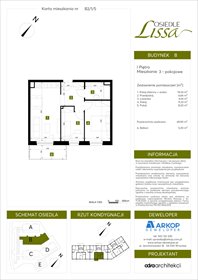rzut mieszkanie na sprzedaż 50m2 mieszkanie Wrocław, ul. Pawła Eluarda 61-79