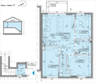 rzut mieszkanie na sprzedaż 63m2 mieszkanie Radzymin, Witosa