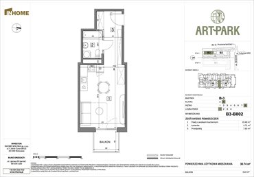 rzut mieszkanie na sprzedaż 31m2 mieszkanie Łódź, Polesie, Wołowa 4A
