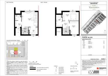 rzut mieszkanie na sprzedaż 66m2 mieszkanie Rajkowo, Spacerowa 14/2