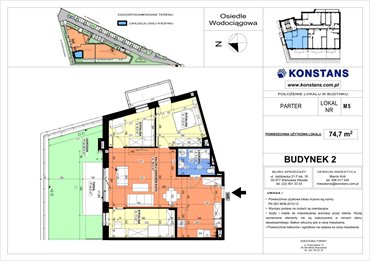 rzut mieszkanie na sprzedaż 75m2 mieszkanie Sulejówek, Wodociągowa 1, 1A, 1B