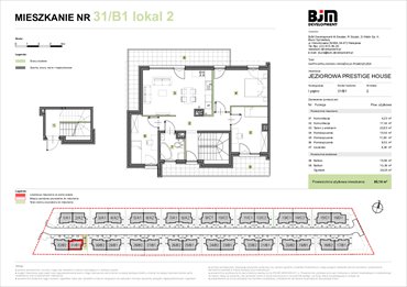 Nowe mieszkanie czteropokojowe JEZIOROWA PRESTIGE HOUSE Warszawa, Wawer, Jeziorowa 85m2 Foto 1