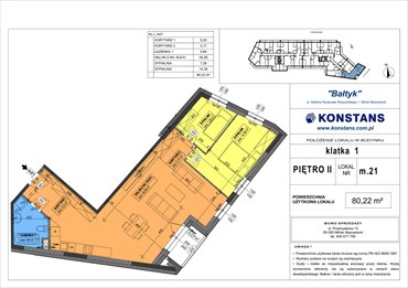 rzut mieszkanie na sprzedaż 80m2 mieszkanie Mińsk Mazowiecki, Wyszyńskiego 1