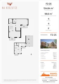 rzut mieszkanie na sprzedaż 135m2 mieszkanie Katowice, Słoneczna 1