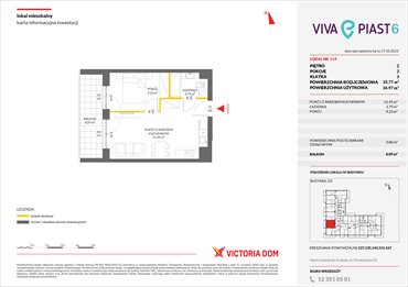 rzut mieszkanie na sprzedaż 36m2 mieszkanie Kraków, Mistrzejowice, ul. Piasta