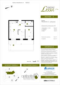 rzut mieszkanie na sprzedaż 51m2 mieszkanie Wrocław, ul. Pawła Eluarda 61-79